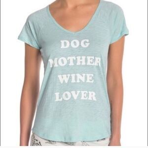 NWT PJSalvage Dog Mother Wine Lover Tshirt M